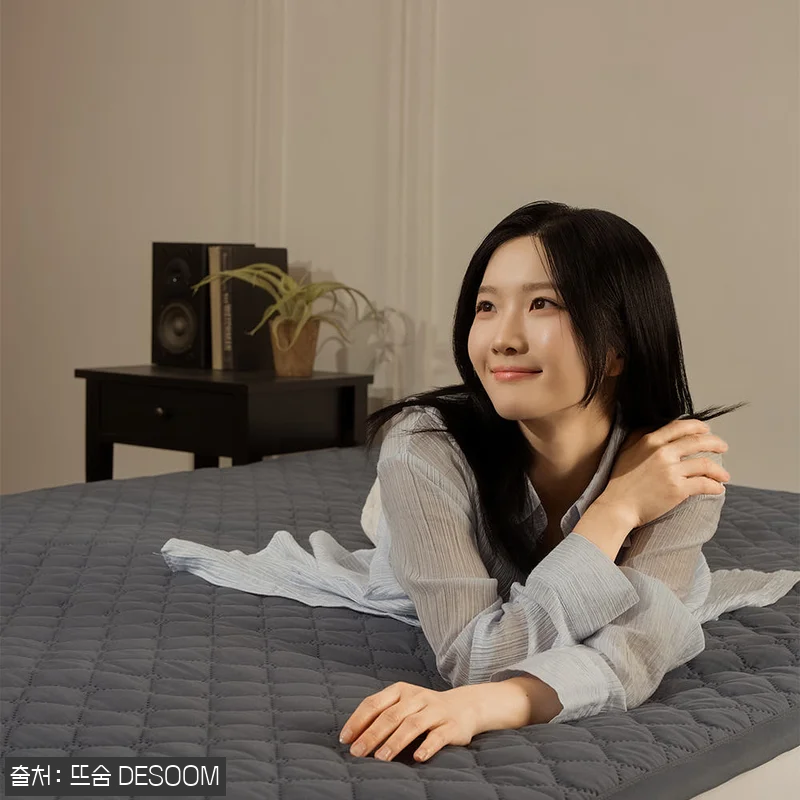 뜨숨 분리난방 전기매트 퀸 다크그레이 관련 이미지 6