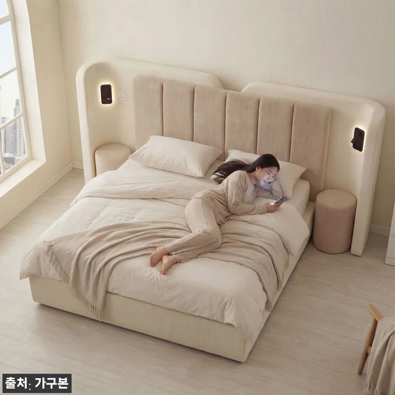 코코 킹침대 킹사이즈침대 침대킹 라지 프레임, 넓은 침실 분위기 바꾸기 좋은 이슈템 18 코코 킹침대 킹사이즈침대 침대킹 라지 관련 이미지 7