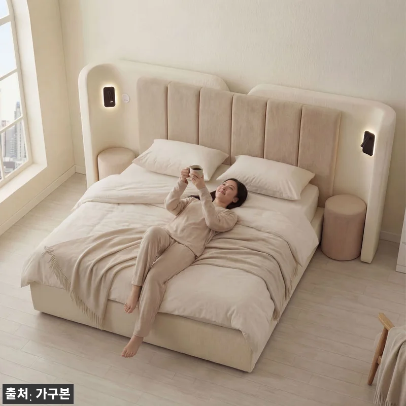 코코 킹침대 킹사이즈침대 침대킹 라지 프레임, 넓은 침실 분위기 바꾸기 좋은 이슈템 20 코코 킹침대 킹사이즈침대 침대킹 라지 관련 이미지 9
