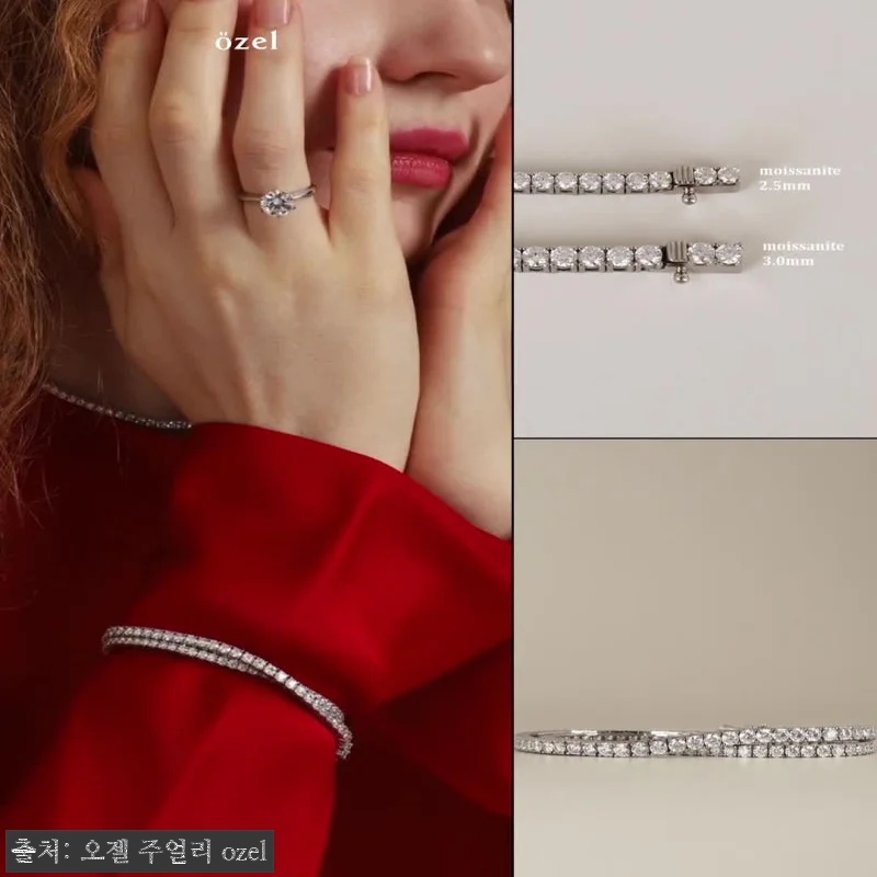 오젤 실버925 모이사나이트 테니스 관련 이미지 10