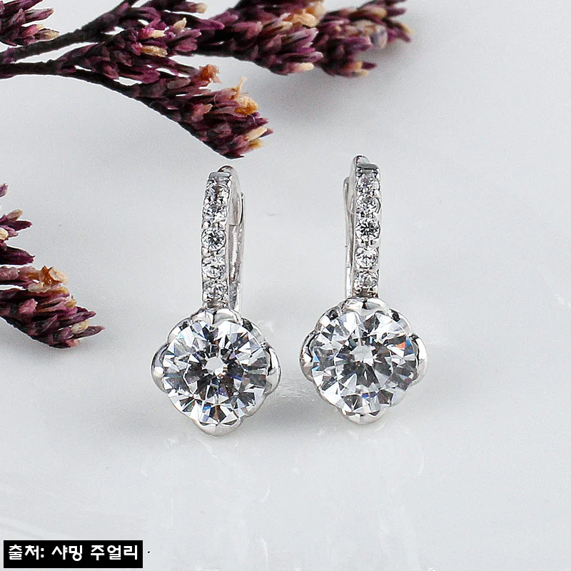 3부 다이아 귀걸이 천연 우신 G SI2 마름모 베젤, 결혼기념일 선물로 살펴본 구매 포인트