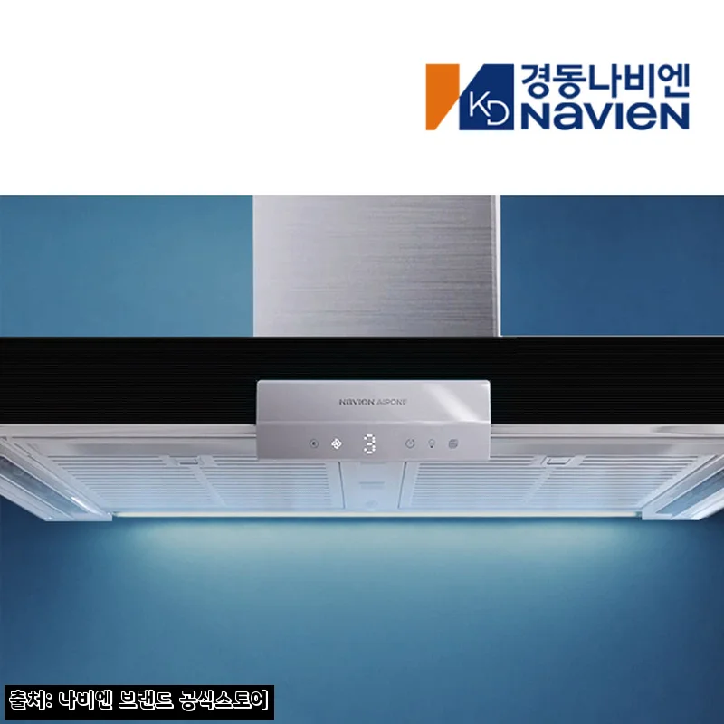 Home 73 나비엔매직 3D 에어 커튼 레인지 연동형 BLDC 침니 후드 블랙, 후드 교체 고민 끝낸 이슈템