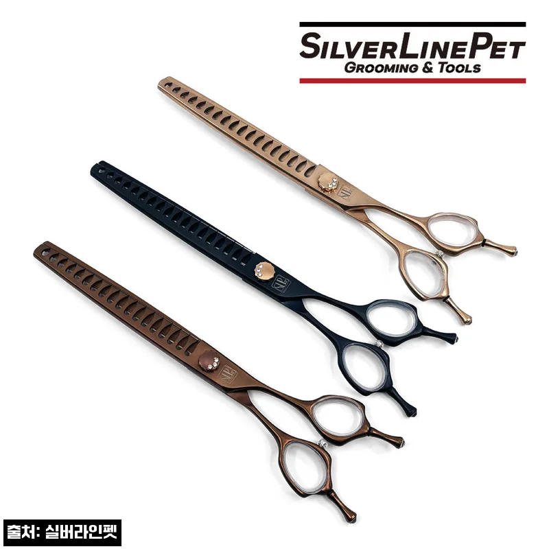 실버라인펫 SUM 골드팡팡 요술가위 17.8cm(7인치) 찐후기 체크, 초벌용으로 눈여겨볼 이유