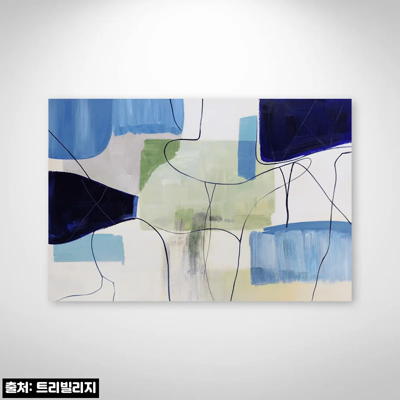 [Gallery Edition] 유화액자 현대미술 인테리어그림, 비어 보이던 공간을 채우는 이슈템