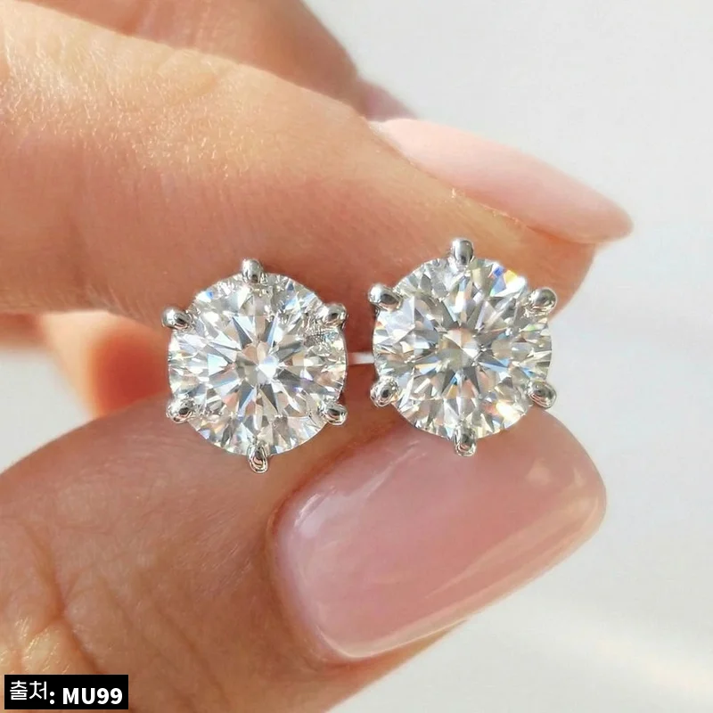 14K 모이사나이트 랩 다이아 고급형 귀걸이, 3부부터 1캐럿까지 비교해본 구매 전 체크 후기
