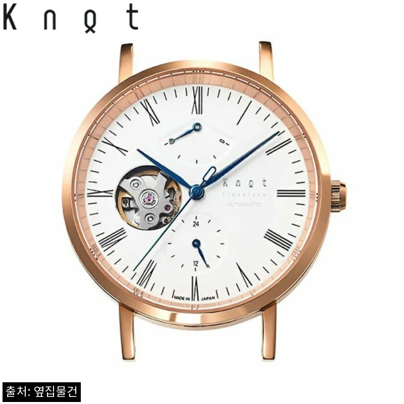 KNOT 놋토 재팬 CAP-38RGWH1 메카니컬 오픈하트, 밴드 미포함 조건부터 체크한 구매 포인트